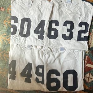 Numbered Tryout Tshirts Bundle